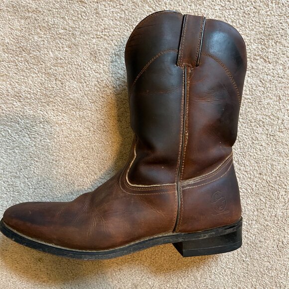 Durango Men's Brown Leather Boots - Picture 7 of 12